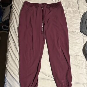 Women's Burgundy MedCouture Jogger Pants